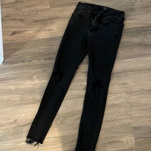 Just Black Made in USA Straight Leg Skinny Jeans
